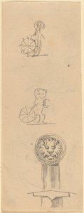 Ark med skitser [recto] af Beatrice Godwin Whistler