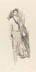 Grev Robert de Montesquiou af Beatrice Godwin Whistler after James McNeill Whistler