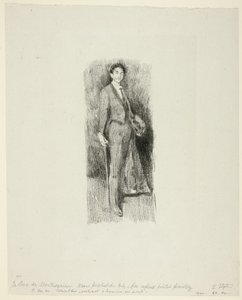 Grev Robert de Montesquiou af Beatrix Godwin Whistler