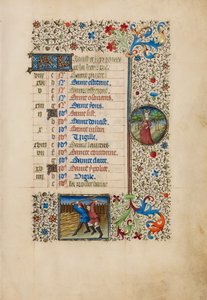 August-kalendersiden; Tærskning; Jomfruen