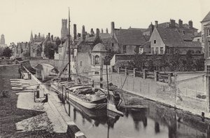 Den grønne kaj (s/h-foto) af Belgian Photographer