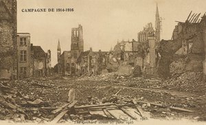 Rue de Verger, 27. juni 1915 af Belgian Photographer