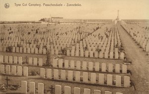 Tyne Cot Cemetery i Passchendaele af Belgian Photographer