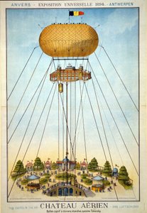 Aerial Chateau, universel udstilling, 1894 af Belgian School