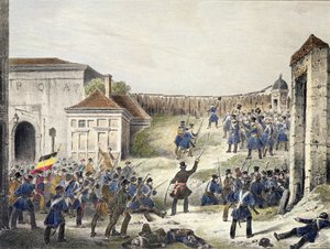 Antwerpen: Det sidste angreb af hollandske tropper, 27. oktober 1830 af Belgian School