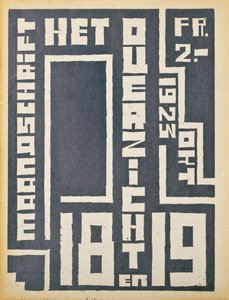 Forside til et nummer fra 1923 af magasinet "The Overview", 1923 af Belgian School