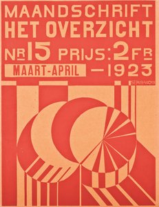 Forside til marts-april 1923-udgaven af magasinet "Het Overzicht", 1923 af Belgian School