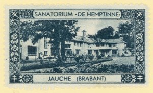 De Hemptinne Sanatorium, Jauche, Brabant, Belgien af Belgian School