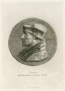 Erasmus, medaljon tilskrevet Quentin Massys af Belgian School