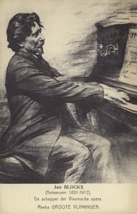 Jan Blockx, belgisk komponist, pianist og lærer (1851-1912) af Belgian School