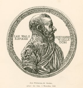 Jean Walravenz, kendt som Oomken, Prince of Fools, i Bruxelles, 1563 af Belgian School