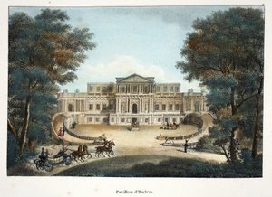 Pavillon dHarlem, ca. 1895 (fotokrom) af Belgian School
