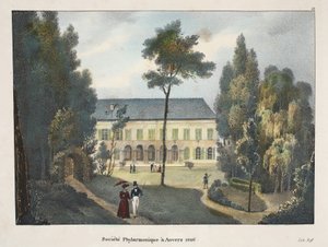 Phylharmonic Society i Antwerpen 1826, ca. 1895 (fotokrom) af Belgian School