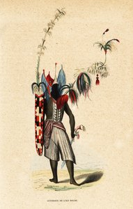 Warrior of Solor Island, Lesser Sunda Islands, Indonesien af Belgian School