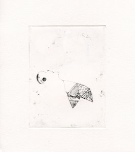 Meandering Thoughts 2, 2017, (tørpunkt på lærred)