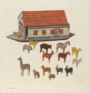 Noas ark og dyr af Ben Lassen