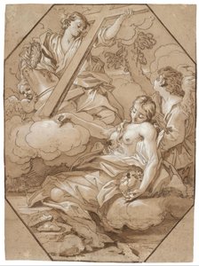 Maria Magdalenas ekstase af Benedetto Luti