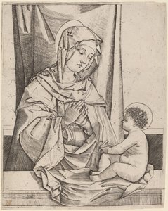 Jomfruen og Barnet af Benedetto Montagna