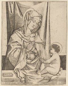 Jomfruen og Barnet af Benedetto Montagna