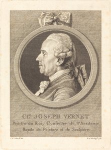 Claude Joseph Vernet af Benedict Alphonse Nicolet after Charles Nicolas Cochin II