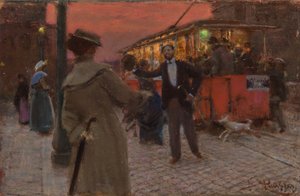 Romersk sporvej, 1905 af Benes Knupfer