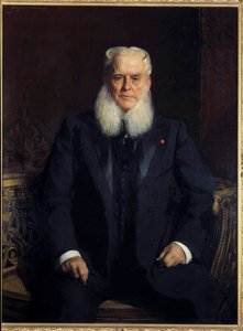 Portræt af Alfred Chauchard (1821-1909), grundlægger af Louvre-butikkerne, samler, donor af Musees Nationals. Maleri af Jean Joseph (Jean-Joseph) Constant dit Benjamin Constant (Benjamin-Constant) (1845-1902). 1896 søn. 1,3x0,96 m Paris, musee d