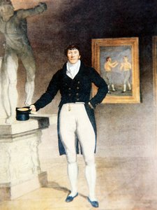 John Jackson (farve litho) af Benjamin (after) Marshall
