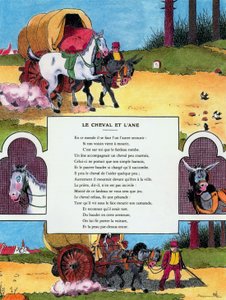The Horse and the Ass, illustration fra 
