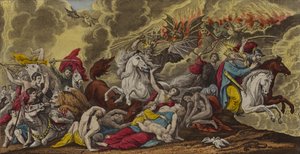 Døden på den blege hest (farve litho)