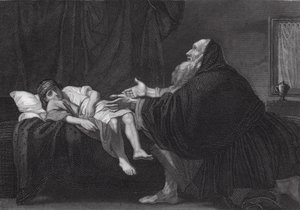 Elias opdrager enkens søn af Benjamin (after) West