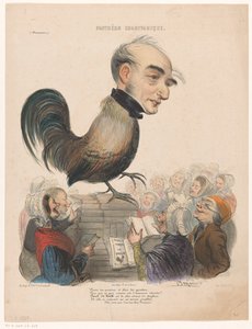 Karikatur af Paul de Kock Karikaturer af kendte personer fra Le Charivari (serietitel) Panthéon Charivarique (serietitel på objekt) af Benjamin
