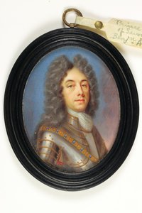 Prins Eugen af Savoyen (akvarel på elfenben)