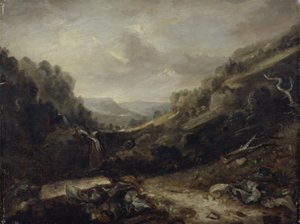 West Country Landscape (olie på lærred)