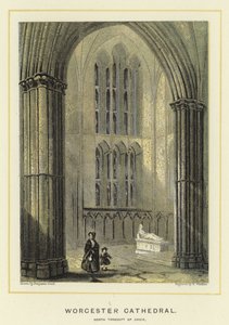 Worcester Cathedral, korets nordlige korsarm af Benjamin Baud