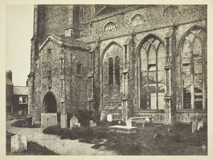 Sydsiden af Cromer Kirke, ca. 1850