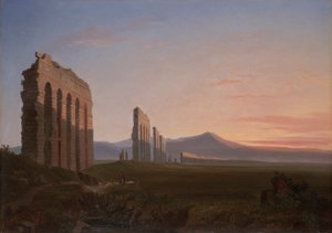 Udsigt over den romerske Campagna af Benjamin Champney