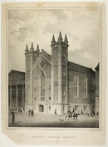 Frimurertemplet, Boston af Benjamin F. Nutting