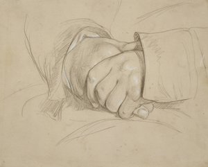 Clasped Hands, der siges at være digteren William Wordsworths
