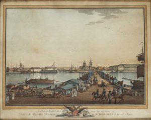 Udvekslingsbroen ved Vasilievsky Island, 1799