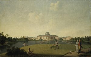 Udsigt over Tauride-paladset fra haven, før 1797