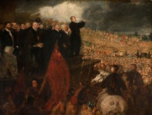 Møde i Birmingham Political Union, 1832-33.