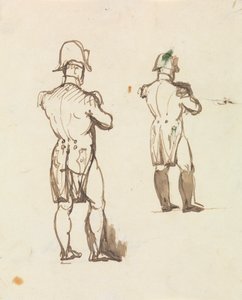 Studie for Napoleon Bonaparte af Benjamin Robert Haydon