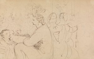 Studie af siddende figurer af Benjamin Robert Haydon