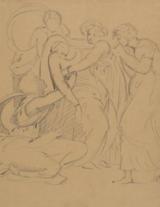 Studie af en dramatisk scene af Benjamin Robert Haydon