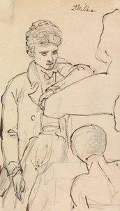 Studie af en mand af Benjamin Robert Haydon