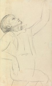 Studie af en siddende mand af Benjamin Robert Haydon