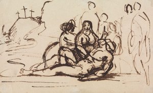 Studie af Pietaen af Benjamin Robert Haydon