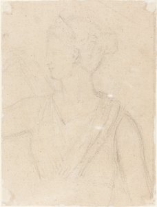 Studie af statuen af Diana i Vatikanet [verso] af Benjamin Robert Haydon