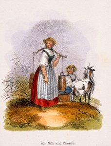 For mælk og ost, c1845 af Benjamin Waterhouse Hawkins