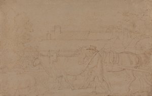 En gård nær Windsor af Benjamin West